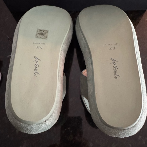 New $845 Marsell Ciambellona Suede Slingback Sandals